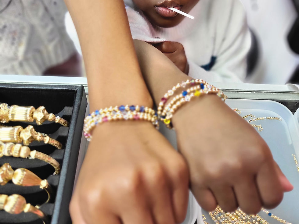 Thumbnail: The Traditional Beaded Bracelet (pick your color) starts @$15