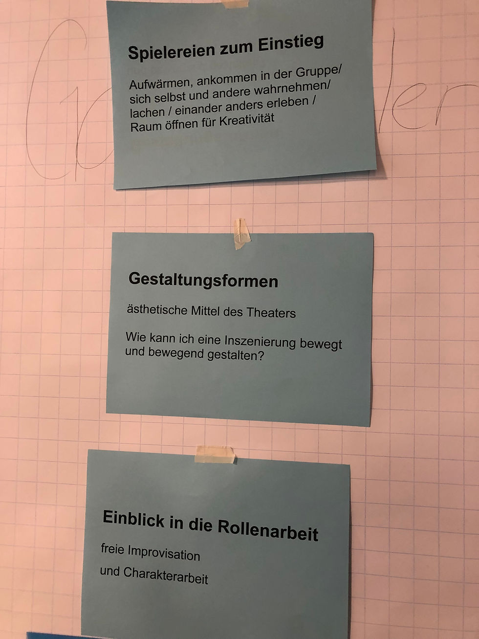 Ausblick: Weiterbildungskurs Theaterpädagogik Schulkultur Stadt Zürich