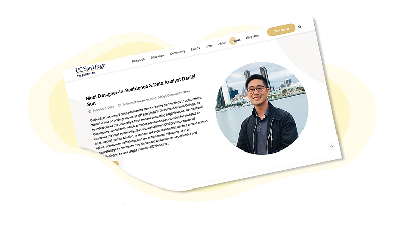 Designer In Residence article