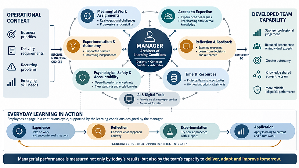 Manager as architect of learning conditions
