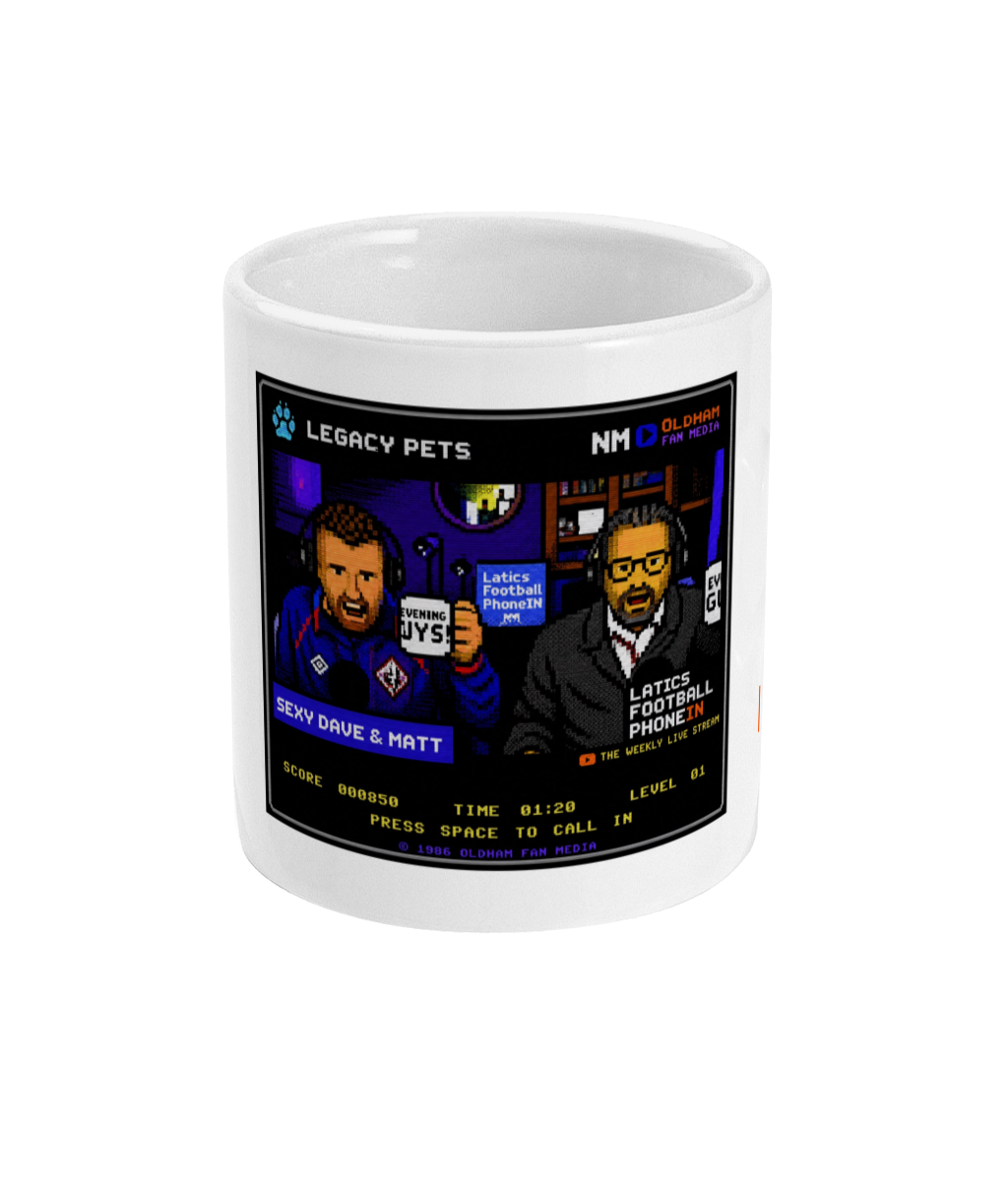 Latics Football Phone In Computer Mug
