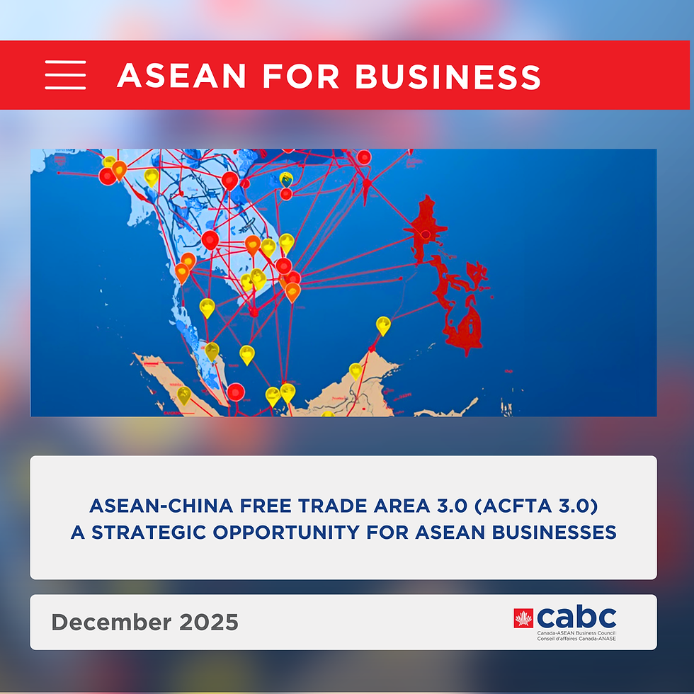 ASEAN For Business Bulletin - December 2025 ASEAN-China Free Trade Area 3.0: A Strategic Opportunity for ASEAN Businesses