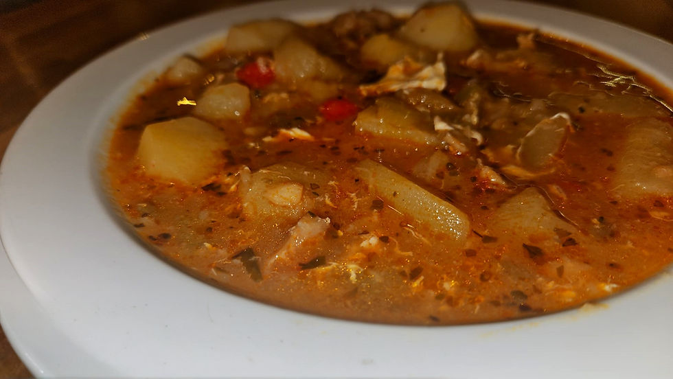 Potatoes with cod