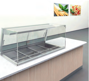 Heated Display case with Humidification and Ventilation - Squared 