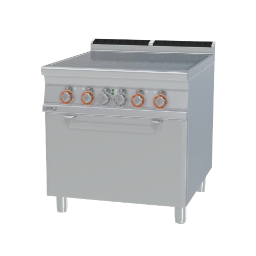 Ceramic glass 4 Zones on Electric Traditional or Fan Oven CFC4-98ET