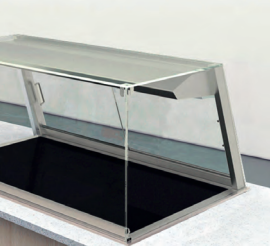 Glass ceramic Display case - Squared 
