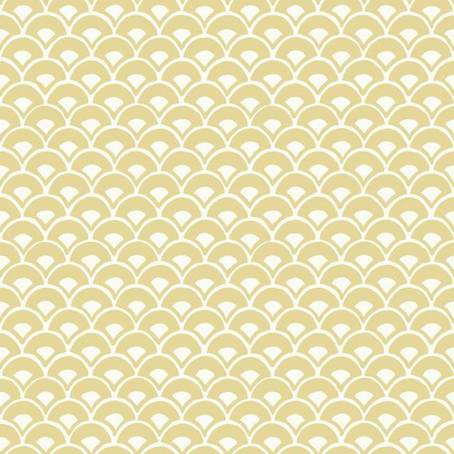 Stacked Scallops Wallpaper | Wallpaper Galore