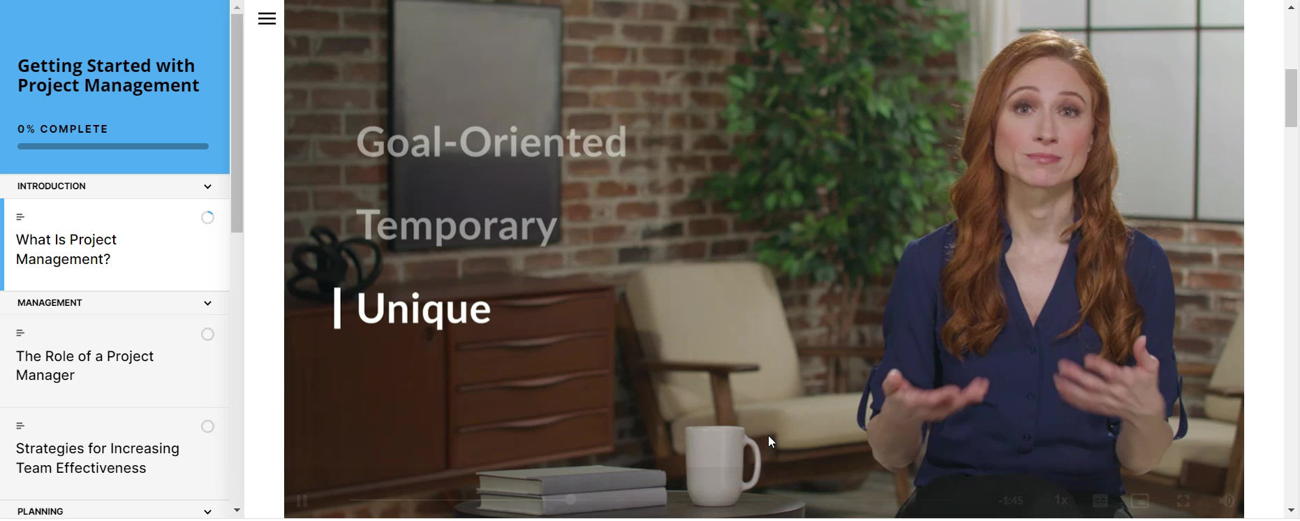 Getting Started with Project Management [PM 1]