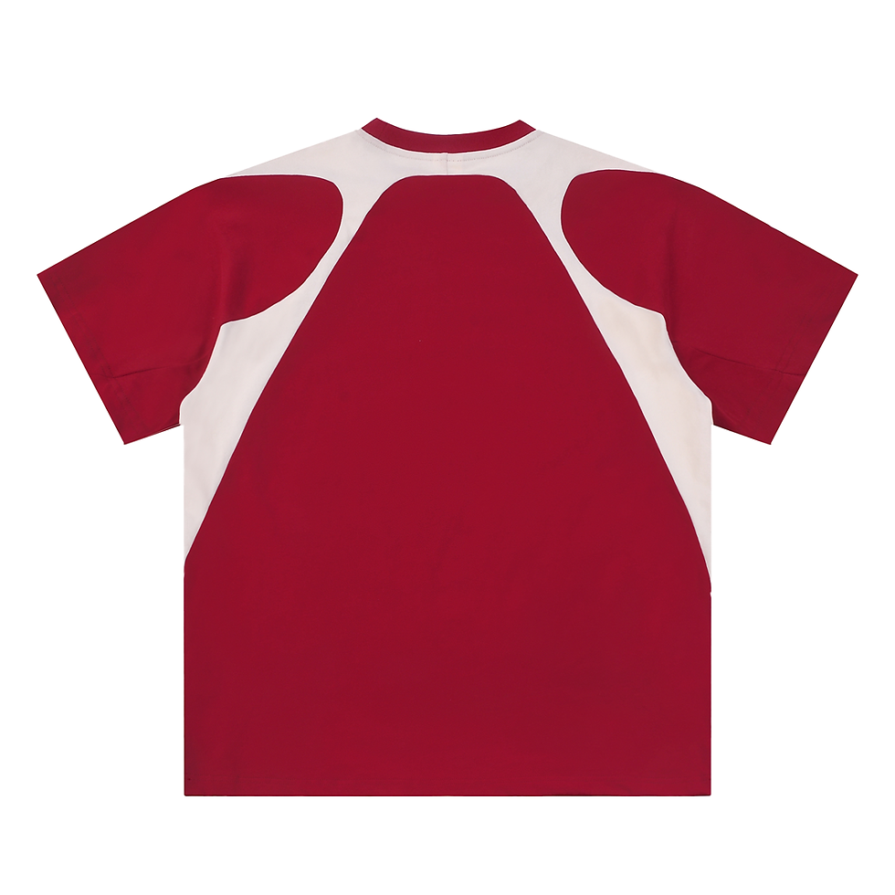 Thumbnail: Contrast Panel Cotton T-Shirt