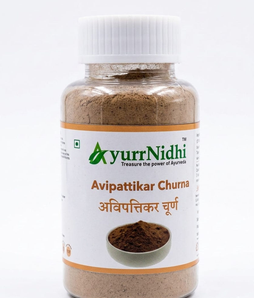 Premium Avipattikar Churna with Triphala and Trikatu herbs