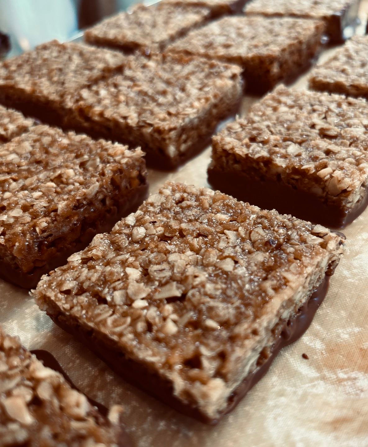 Belgian Chocolate Flapjacks