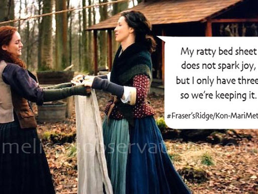 I've been watching too much #Netflix lately.  #Outlander #KonMariMethod #TidyingUp #SparkJoy #MyC...