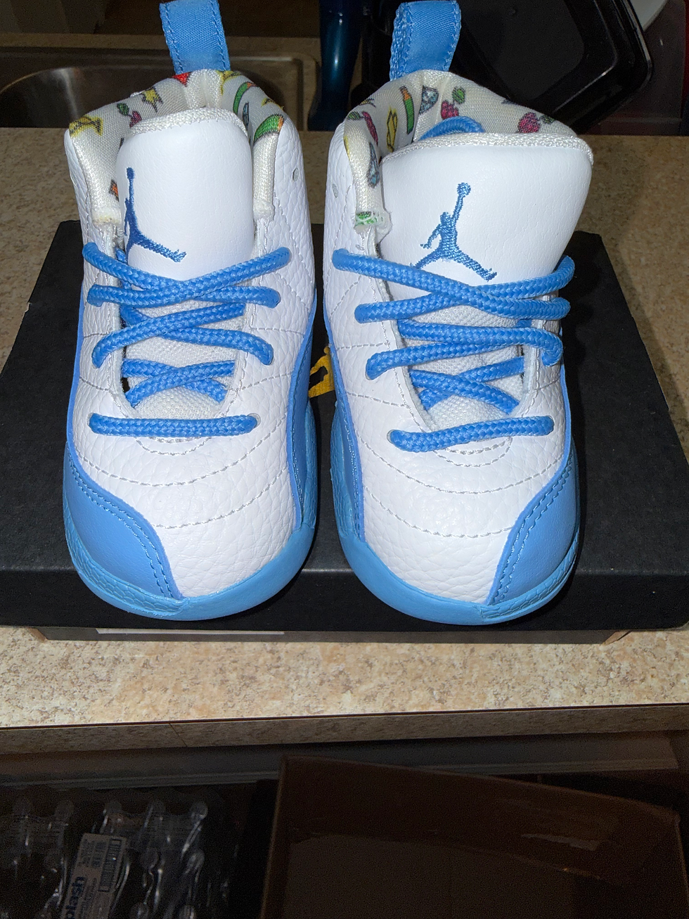 Thumbnail: Kids Jordan 12 Retro OG ‘Emoji’ - Size 5c