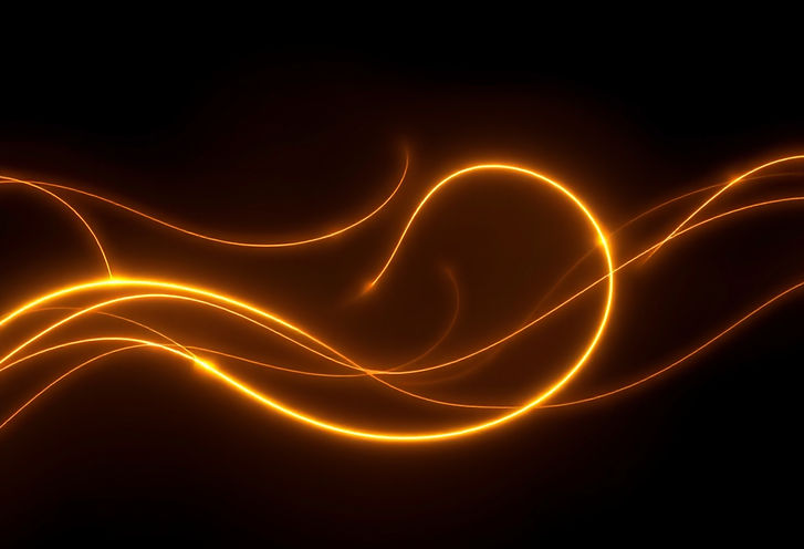 black dark back ground with neon gold light trails or energy swirls.jpg
