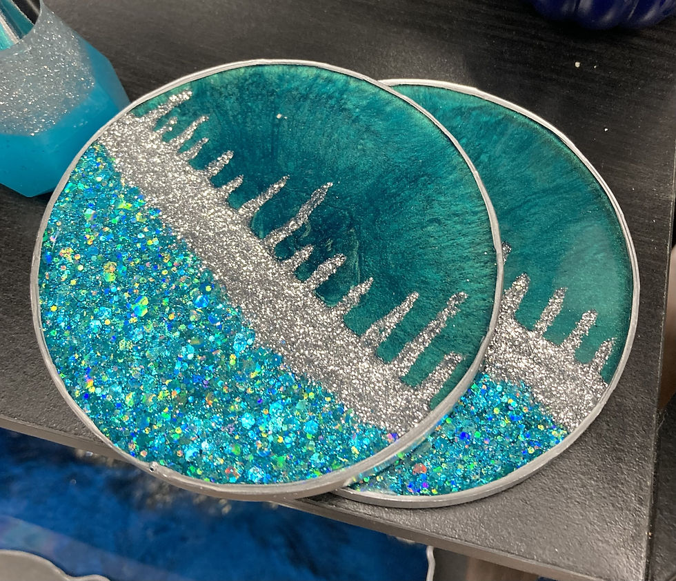 Create Resin Coasters with Chic Charcuterie