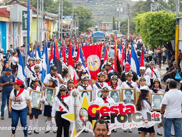 Masaya protagoniza caminata en honor a los Héroes de La Reforma