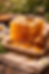 Honeycomb and liquid honey arranged beside a cup of rooibos tea on a rustic wooden surface