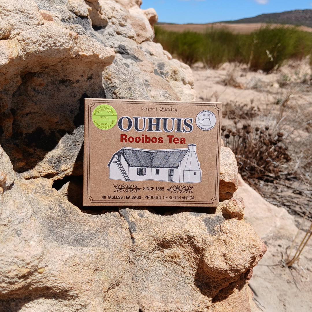 OUHUIS® Rooibos Buchu Blend (100g)(40tagless bags)