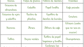 En mi compostera: ¿Qué sí? y ¿Qué no?