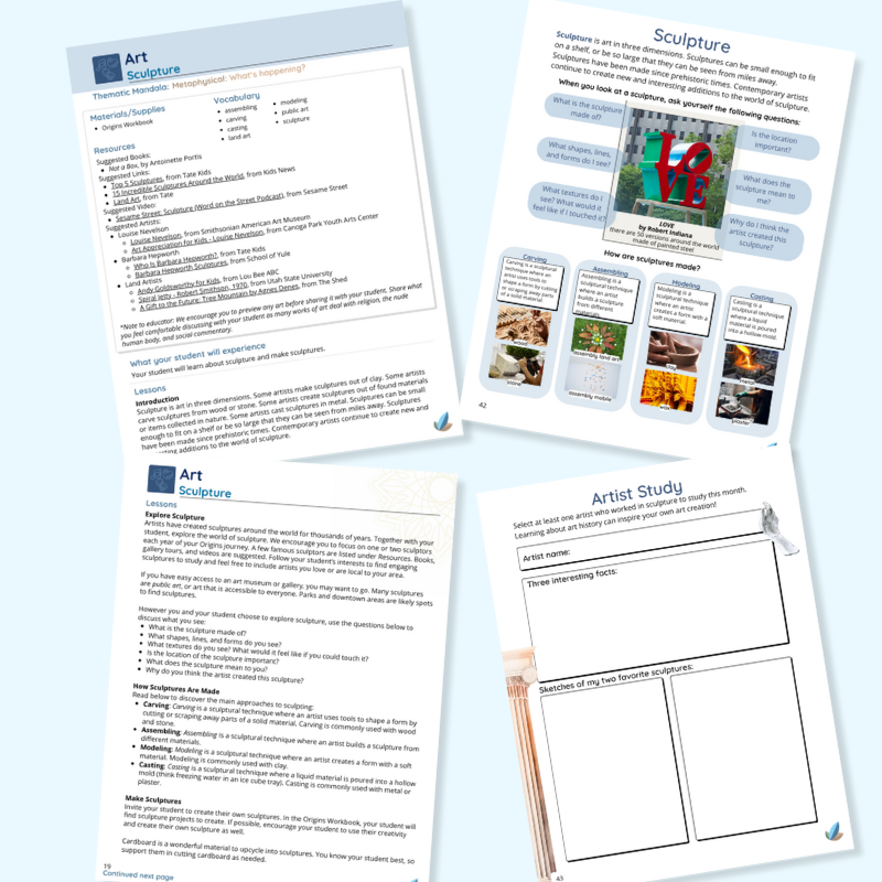 Thumbnail: 5th Grade Art Lesson Plan & Workbook Bundle