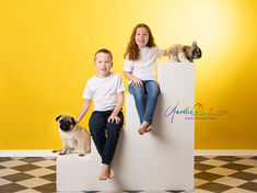 Séance photo famille à rochefort la rochelle en studio
