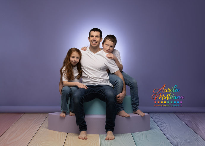 Portrait de famille studio près de La Rochelle