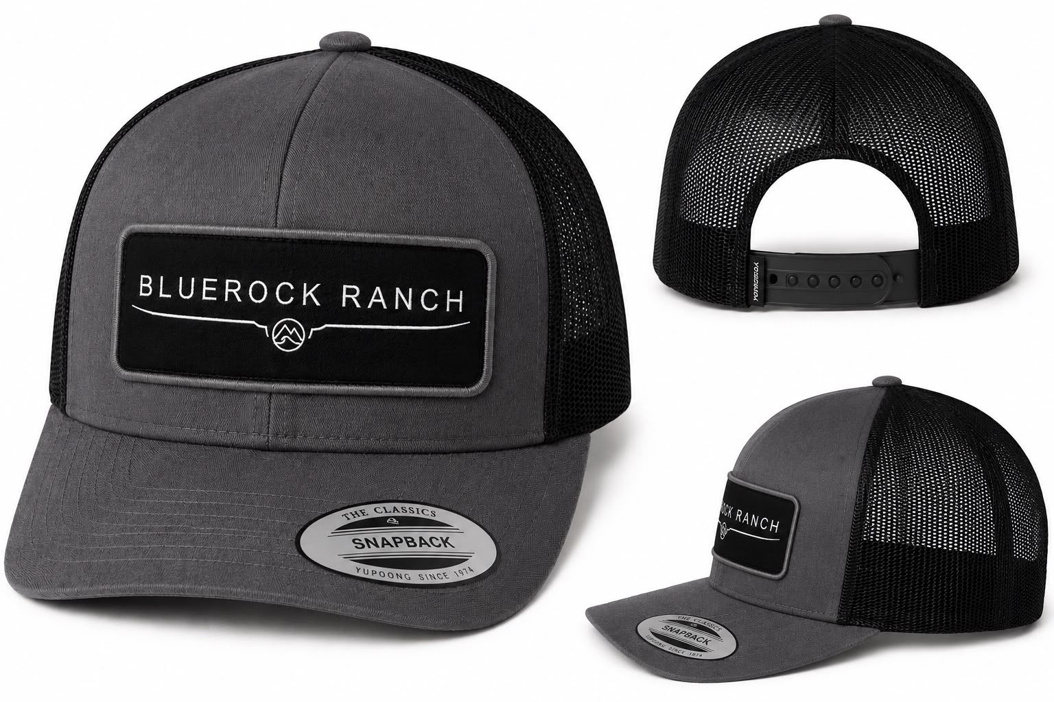 RETRO TRUCKER SNAPBACK - Grey