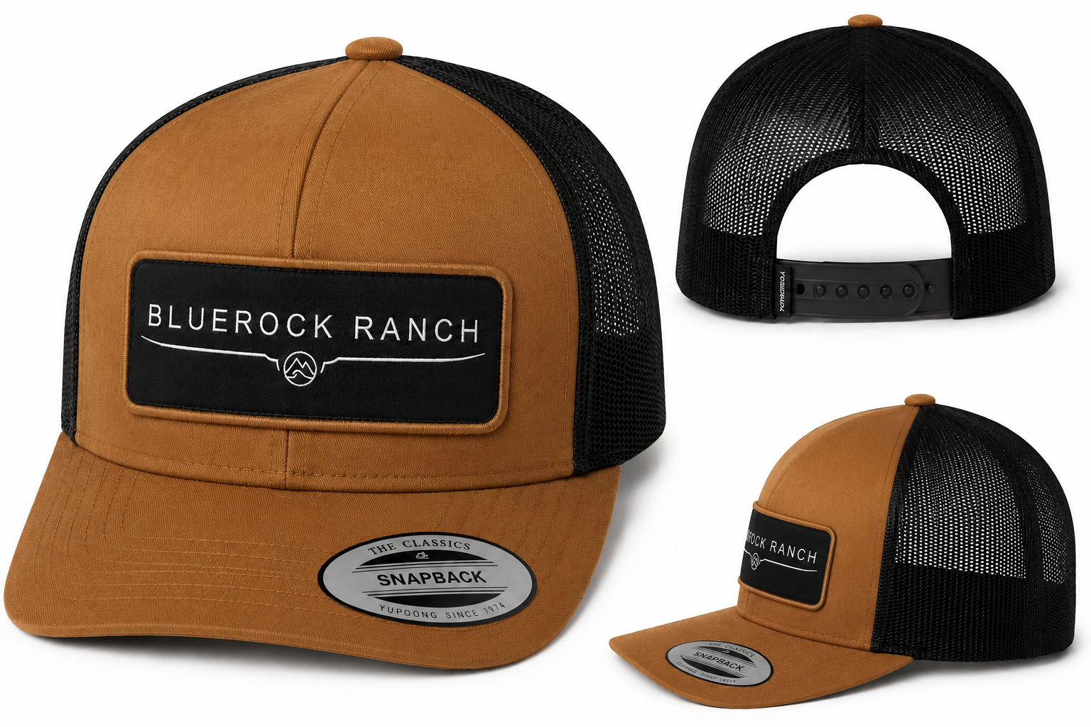 RETRO TRUCKER SNAPBACK - Caramel
