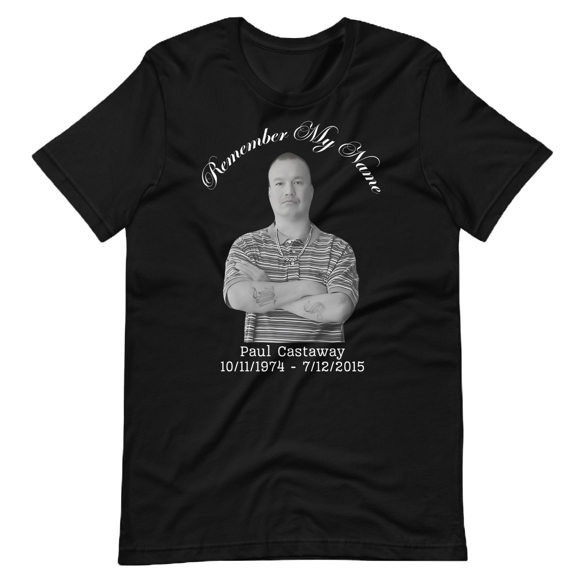 Paul Castaway Remember My Name - Recycled Eco-Friendly Premium Unisex T-Shirt