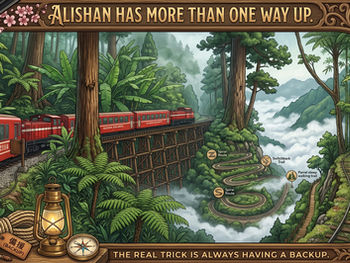 Alishan Has More Than One Way Up. The Real Trick Is Always Having a Backup.