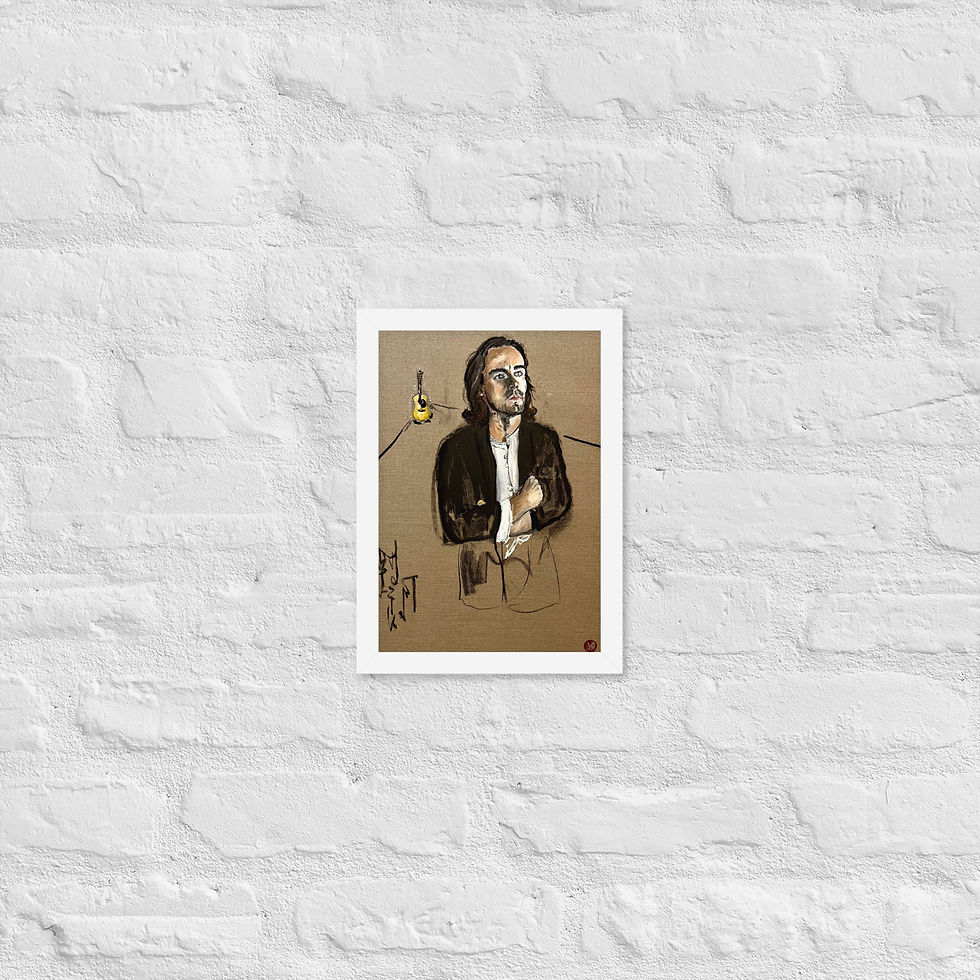 Thumbnail: De Muzikant (Framed art print)