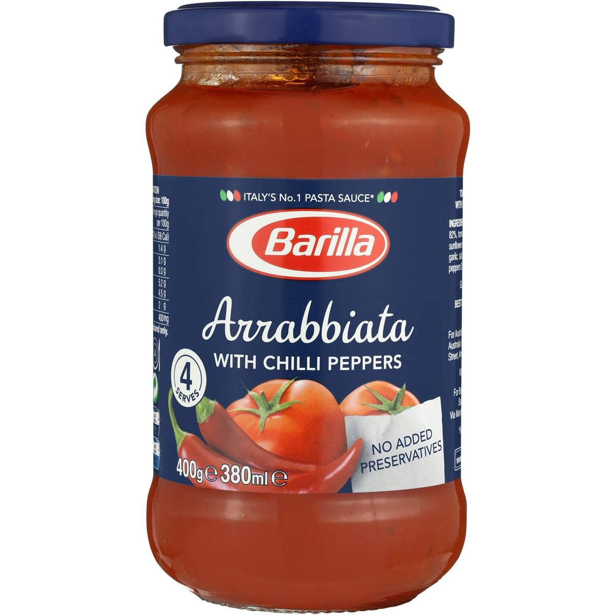 Barilla Arrabbiata With Chilli Peppers