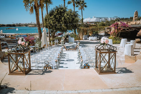 Cyprus Dream Weddings Planner in Paphos at the Coral Beach Hotel