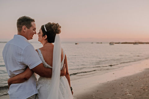 Atlantida Beach wedding venue in Paphos by Cyprus Dream Weddings