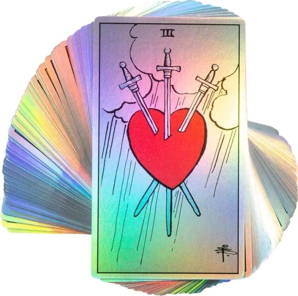 Thumbnail: Luminous Aura Holographic Tarot  Oracle Deck