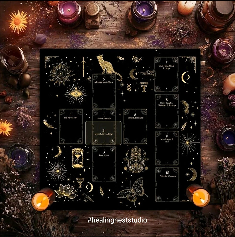 Thumbnail: Mystic Celestial tarot Altar Cloth