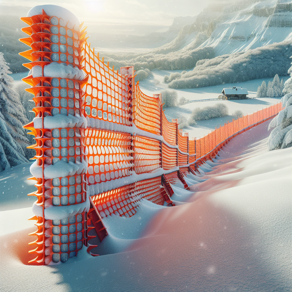 Orange Snow Fence