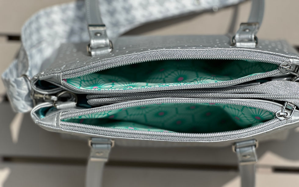 Thumbnail: Dual Section Crossbody Bag