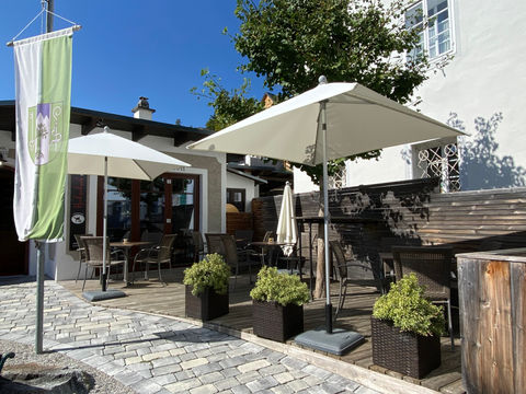 Die Terrasse der Hochschwabrösterei 