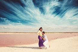 embarazo_natural_paisaje en las coloradas de mérida yucatan