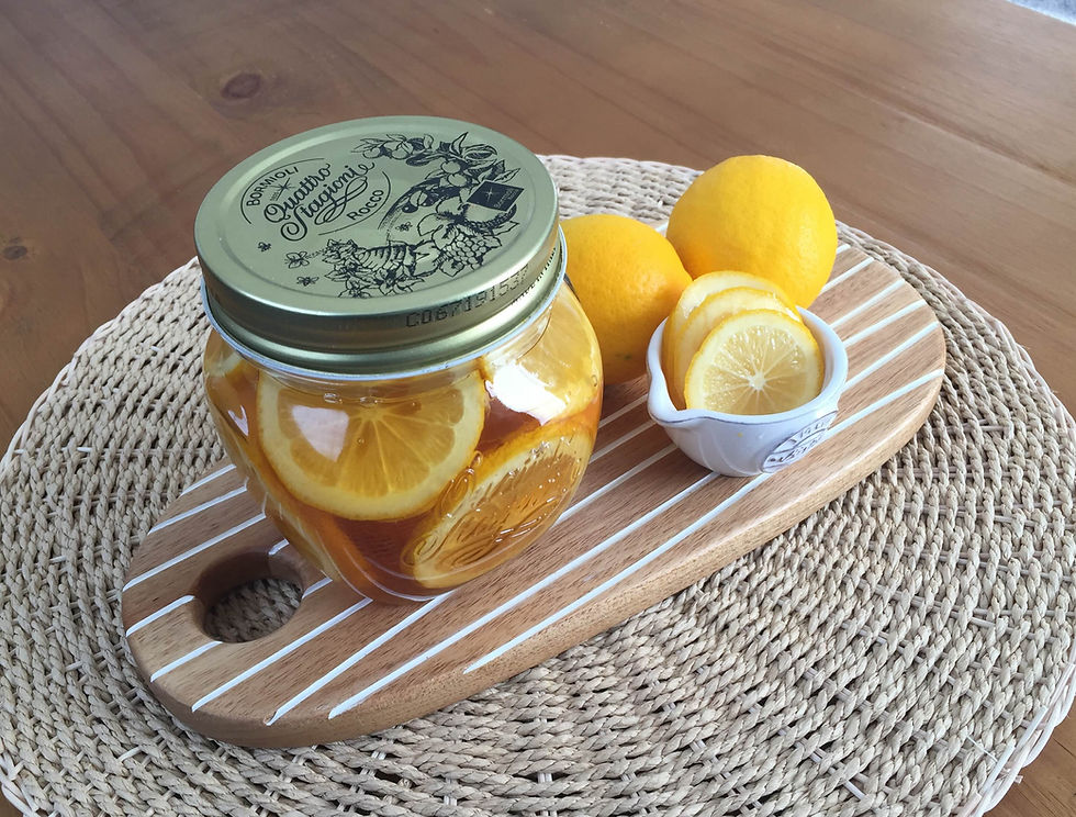 自家製ハチミツレモン