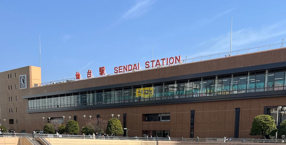 当日の仙台は快晴