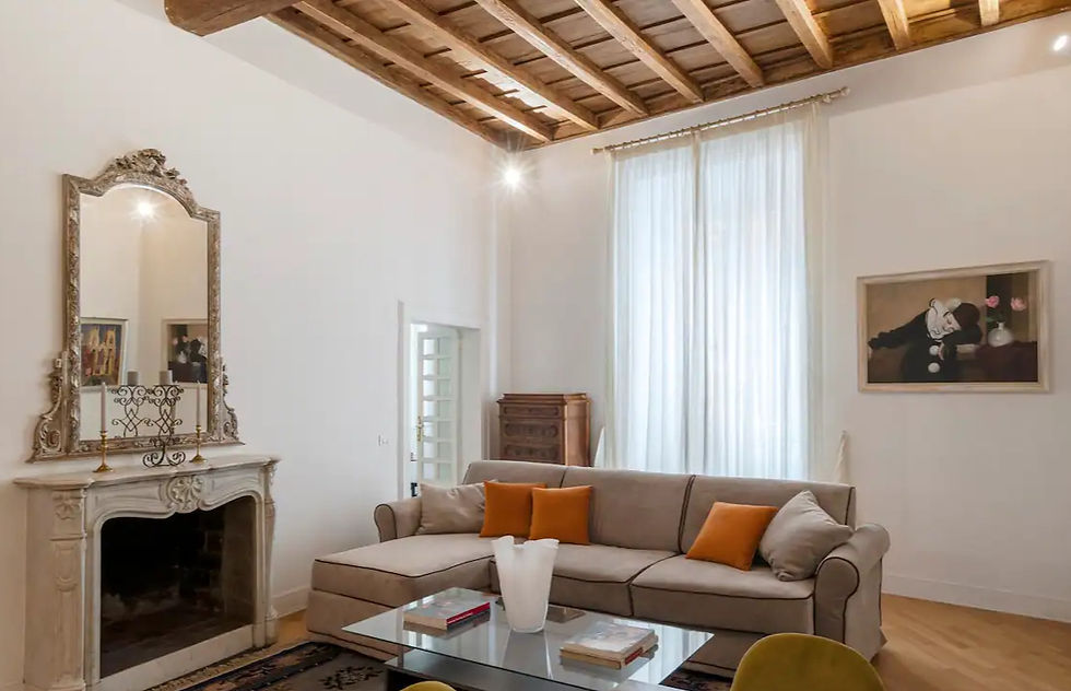 Homestay ở Rome cũng có nhiều căn hộ có thiết kế phong cách nội thất rất đẹp, không khác gì các khách sạn 3 sao, 4 sao. Phù hợp cho gia đình nhỏ đi du lịch cùng nhau.