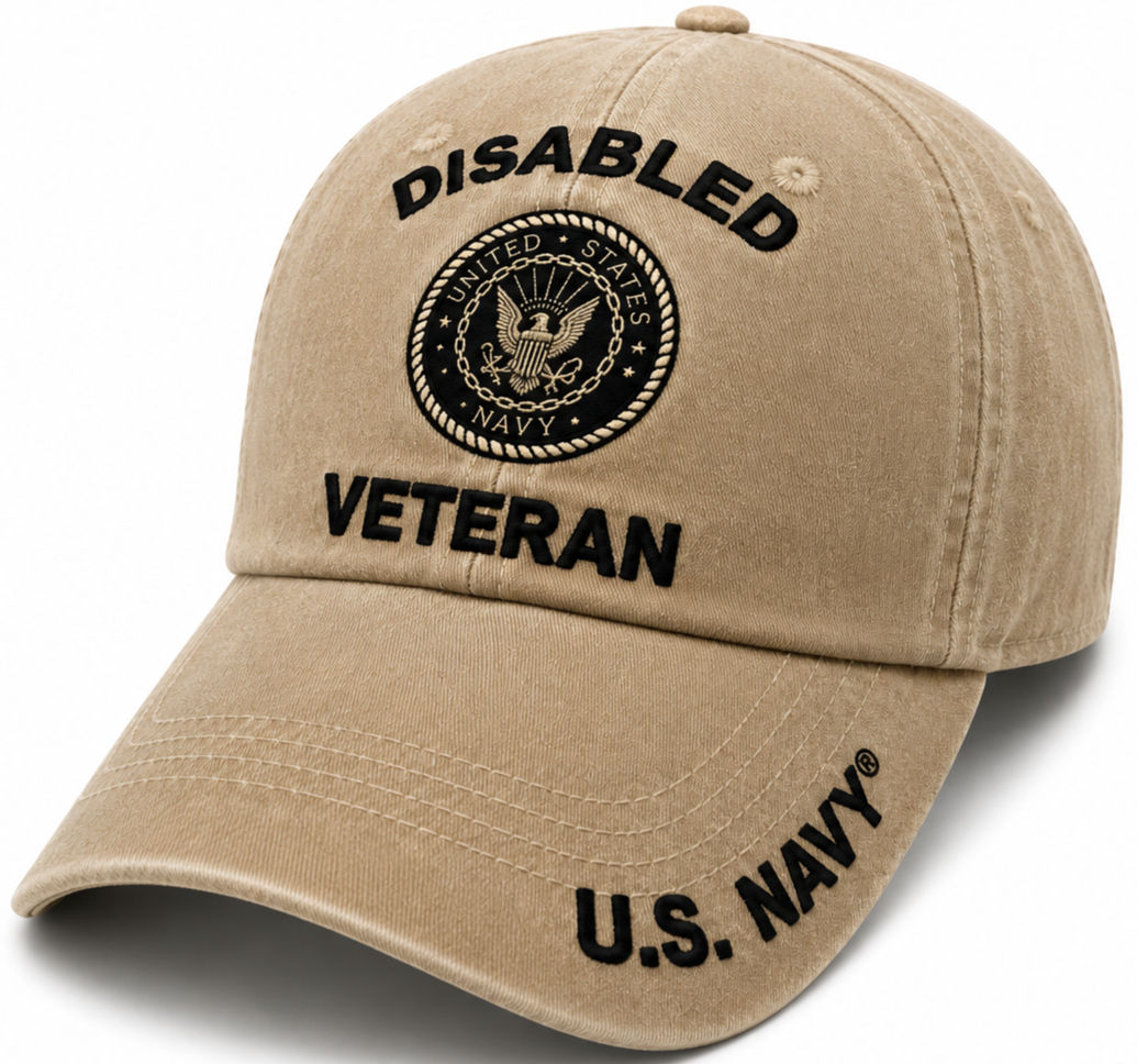 Disabled Navy Veteran Subdue Khaki SKU 010
