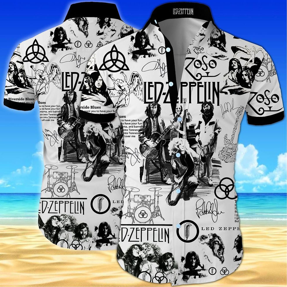 Led Zeppelin Song Hawaiian Shirt