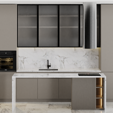 Kitchen - Modern Corner Kitchen Countert