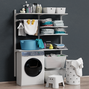 IKEA wall mounted module Algot 11 washin