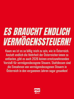 Es braucht endlich Millionärssteuern!