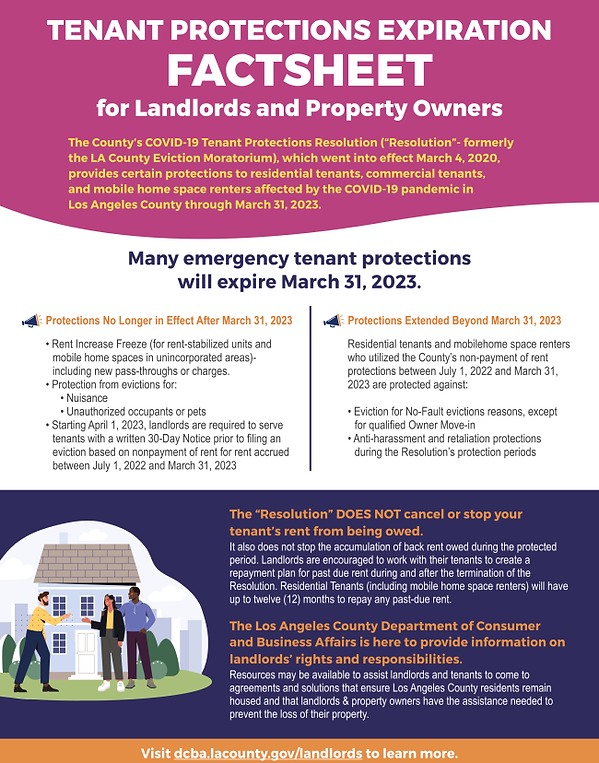 tenant rights fact sheet