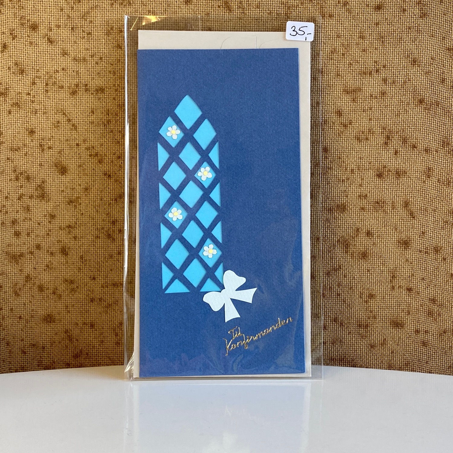 3D konfirmations kort